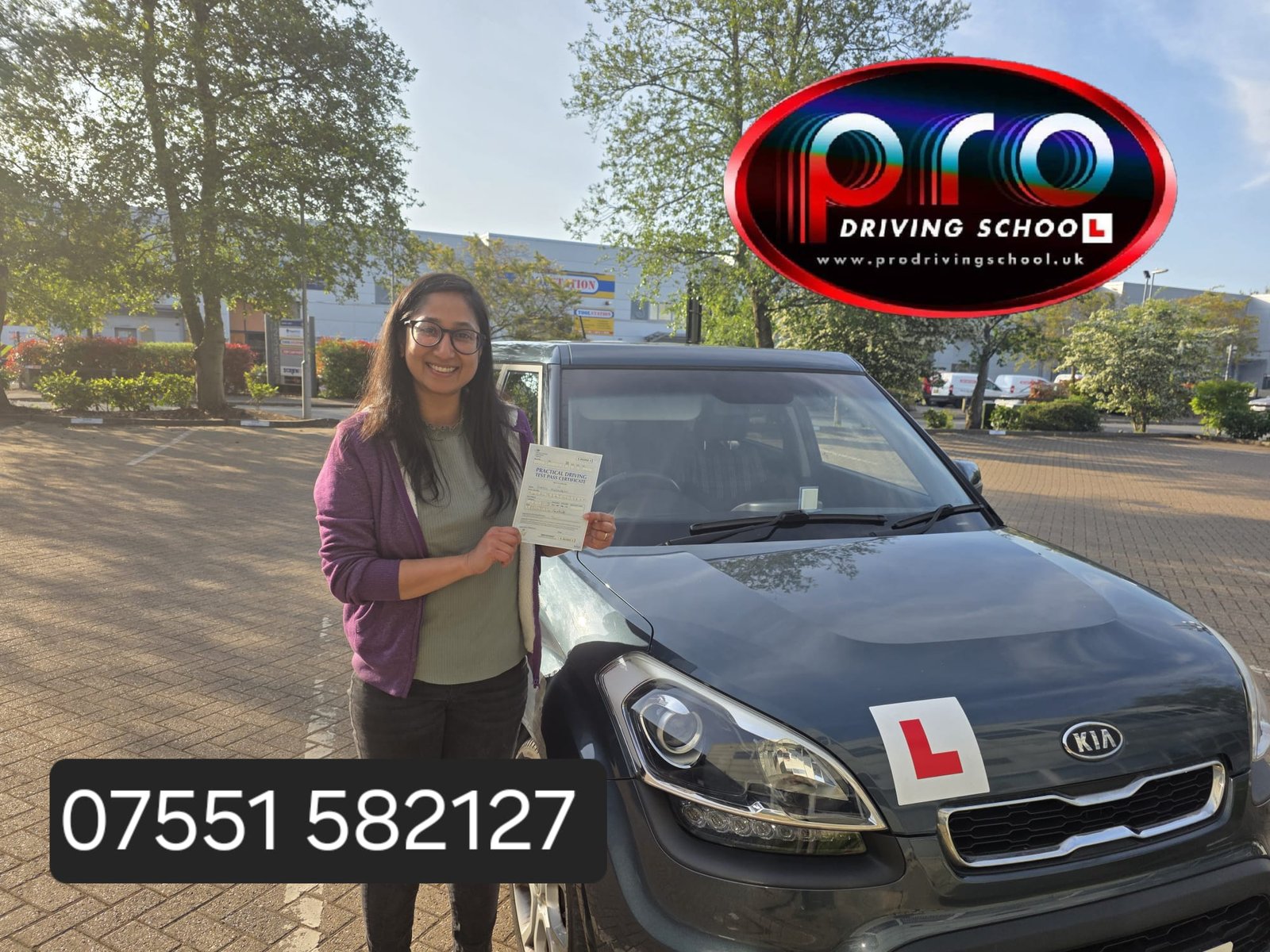 Learner passed with Pro Driving School