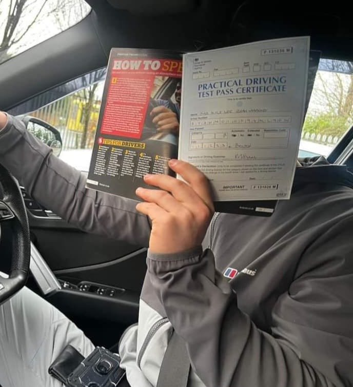 Learner passed with Pro Driving School