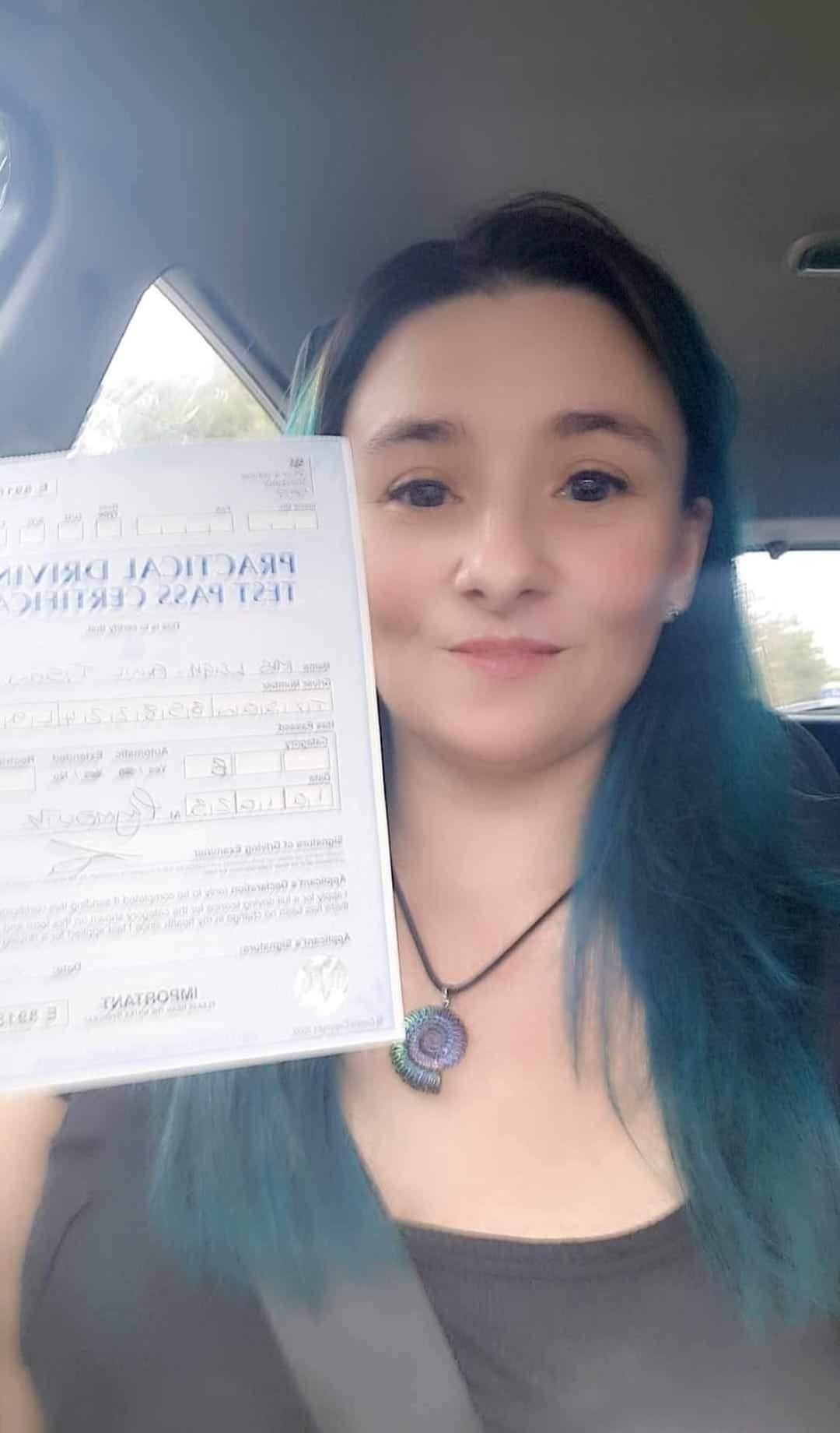 Learner passed after driving lessons with Pro Driving School